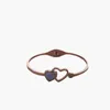 Bangle Titanium Steel Armband för kvinnor som inte bleknar oval mode Hjärtformade par smycken Tillbehör Giftbangle INTE22
