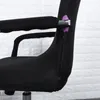 Stol täcker s/m/l elastisk roterande stretch office computer skrivs sittplats locket avtagbart slipcoverschair