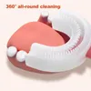 Gently flexible silicone brush Dental Deep Clean Oral Brushes for exercise for kids