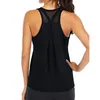 Yoga-Outfit, Damen-Fitness-Sport-Shirt, ärmelloses Oberteil, Lauf-Fitness-Weste, sportliches Unterhemd, Tanktop, schnell trocknend