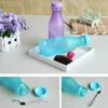 Bouteilles d'eau Couleur couleur bouteille d'eau en plastique de fête en plastique mat