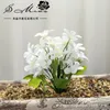 Flores decorativas Guirnaldas Flor de simulación Hortensia Bonsái a corto plazo Rama corta Wujin Planta artificial falsa Adorno decorativo