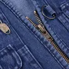 Os coletes masculinos mais recentes projetos de colete para homens jeans jeans masculino com muitos bolsos Moda Tactical Colet Jaqueta sem mangas TA662 Kare22