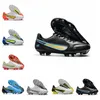 Avec Boîte Sneakers Sneakers Shoes Tiempo Legend IX 9 Elite SE FG Football Football Chaussures de football 2 Recharge Focus Motivation Rawdacieuse Black Pack 9ème 9s Bottines à cheville Bas