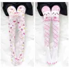 Meias meias meias de estampa de gato para mulheres calças de verão finas meia-calça de meia-calça