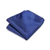 Fashion Silk Hankerchief Scarves Vintage Hankies Mens Pocket Square Handkerchiefs Striped Solid Snot Rag 22x22 cm 220726