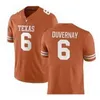 Custom College Texas Longhorns Football Jersey Vince Young Casey Thompson Hudson Card Bijan Robinson Sam Ehlinger Whittington Xavier Worthy