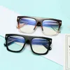 Солнцезащитные очки унисекс мужские очки для чтения Негабаритная квадратная роскошная бренда большие очки для мужчин Blue Frame Women's Prescr290f