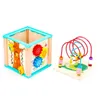 Baby Spielzeug Holz Montessori Perlen Labyrinth Form Erkennung Spielzeug Cartoon Uhr Lernen Kinder Vorschule Bildung Spielzeug Mathe Spielzeug 220706