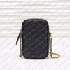 Ladies Fashion Casual Designe Luxus Mini Telefontasche Crossbody Umhängetasche Tasche Handtasche Messenger Taschen hochwertige Top 5A Cowhide 598597