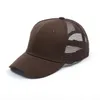 Hotselling DHL Effen Katoenen Hoeden Aangepaste Baseball Caps Verstelbare Strapbacks Voor Volwassen Heren Geweven Gebogen Sporthoeden Blank Effen Golf Zonnepet FY7155 GC1005