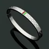 2022 New Luxury Double G Snap Bangle Bracelet Fashion Couple Men Women Bracelet Classic Stainless Steel Designer Bracelets Jewelry