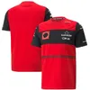 F1 Formuła 1 T-shirt Nowa drużyna załogi szyi polo koszul