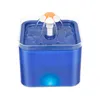 Distributeur automatique de fontaine d'eau pour chat, capacité de 2l, avec éclairage LED, distributeur USB pour animaux de compagnie, filtration à recirculation pour chats, Feeder3735657