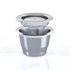 ネスプレッソ再利用可能なコーヒーカプセルステンレススチール補充可能なフィルターイニシアピクシーメーカーマシンに適したエスプレッソカップ220509