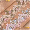 Ribbon Sewing Fabric Tools Baby Kids Maternity H817 Colorf Flower Lace Trim Wedding Embroidered Diy Handmade Patchwork Valentines Day Ho