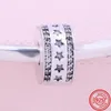 925 Sterling Silver Dangle Charm Clip Perles Série Perles Perle Fit Pandora Charms Bracelet DIY Bijoux Accessoires
