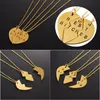 Hangende kettingen trendy 3 pc's/set teven gebroken hartsteek ketting voor vrienden en goede vriendinnen sets ketens cadeaubonistant