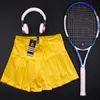 Kjolar flickor tennis med säkerhetshorts snabba torra kvinnor badminton kjol kvinnlig skorts tjej sport löpning