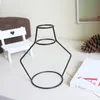 Creative DIY Vase Party Home Decoration Black Plant Pot Stand Holder Iron Wire Flower Vases