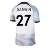 23 24 voetbalshirts Gakpo Darwin 2023 Mohamed Luis Diaz Alexander Arnold voetbalkit Tops Shirts Min Kids Uniform A.Becker doelman