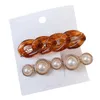 2 st/set chain hårklipp pärla hårnålar guldfärg långa tarrbatter för kvinnor flickor koreanska mode hårnåltillbehör gåvor