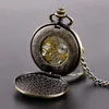 Pocket Watches Selling Classic Fashion Mechanical For Men Women Famous Anime Movie Theme Necklace Pendant With Chain GiftsPocket