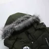 新しい秋の冬の子供ジャケット2 3 4 5年ファッション暖かい男の子ジャケットフード付きジッパーファーカラーアウターアウターバースデーキッズ衣類J220718