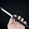 Nouvelle arrivée Allvin R5602 Flipper couteau pliant D2 Satin Tanto Point lame en acier inoxydable noir G10 poignée roulement à billes couteaux à ouverture rapide avec sac en nylon