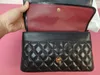 10A Designer bag top custom luxury brand Channel Handbag Leather fashion cowhide gold or silver chain Slant shoulder 25.5cm black pink and white