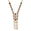 Pendant Necklaces Bohemian Long Necklace Colorful Stones Multi-layered Tassel For Women Jewelry & Pendants Colar CF1Pendant