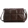 Evening Bags 2022 Winter Brand Pu Leather Quilted Ladies Padded Crossbody Luxury Designer Women Handbags Soft Shoulder 220517