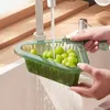 Yeni üçgen drenaj sepeti lavabo rafı ücretsiz yumruk mutfak musluk yıkama havzası lavabosu