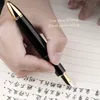 Hongdian N6 Fountain Pen High-End Business Kolv Ink Calligraphy Torpedo-Shaped Harts Pen Student Christmas Birthday Present 220812