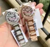 Klassisk stil Superkvalitetsklockor för kvinnors armbandsur safirglas 36 mm diamantuppringning Swiss Quartz Movement 316l Steel Fashion Woman/Mens Watches