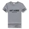 Летняя женская футболка AINT ZA с буквенным принтом, забавная футболка, женская футболка, черная, белая, с коротким рукавом, тонкая женская сексуальная футболка 220624
