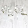 2pcs Glass Slide Bowl Pieces Smoking Bongs Bowls Accessories Quartz Nail 14mm Male Heady Water pipes dab rigs