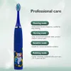 For Children Electric Toothbrush Cartoon Pattern Kids with Replace The Toothbrush Head Ultrasonic