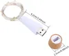 LED Strings 2m 20 LED Cork Bottle Fairy Light USB Rechargeable for Bedroom Home Party Wedding