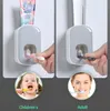 Dispenser automatico di dentifricio Montaggio a parete Bagno Accessori per il bagno Porta spazzolino spremi dentifricio impermeabile