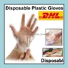 Zagęszczone plastikowe rękawiczki z tworzywa sztucznego czyszczenie żywności Catering Ręka ochronna do żywności kuchennej/czyszczenia/gotowania/BBQ Szybka dostawa 2021 SUP