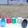 Op voorraad 56mm 4-delige kleurrijke plastic kruidmolen voor rokende waterpijpers slijpmachines met 5 kleuren
