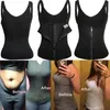 Kadın Bel Antrenör Korse Fermuar Yelek Vücut Shaper Cincher Shapewear Zayıflama Kemeri Spor Kümesi Neopren Sauna Tank Top 220801