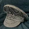 Women Steampunk Military For Lady Sergeant Bridal Hen Do Festival Captain Birthday Part Hat Can Customize 220813