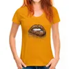 Мужские футболки Женщины 90-х годов леопардовые губы с коротким рукавом пляж Пляжный графический принт Женская модная мультипликация лето Т-топ футболка футболка футболка