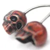Подвесные ожерелья ретро -череп Черри Ожерелье для мужчин Женские цепные байкерские украшения подарки с витринами 2801