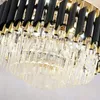 42 "Luxe kristallen plafondventilatoren Lampen goud Zwart afstandsbediening Lamp Living Living Slaapkamer LED Variabele frequentie Fans verlichting