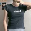 Dorywczo Kobiety Miękkie Bawełniane O Neck Slim T-Shirt Lato Moda Damska High Street Kobieta Vintage List Topy 220408