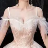 Other Wedding Dresses Vestido De Noiva Sexy Spaghetti Straps Lace Appliques Simple Dress Plus Size Slim Up Bride Gown LOther