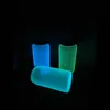 16oz Sublimation Glühen im dunklen Glas dose Bierdose mit leuchtendem Farben leuchtend Tasse Becher Trinkgläser Biergläser mit Bambusdeckel